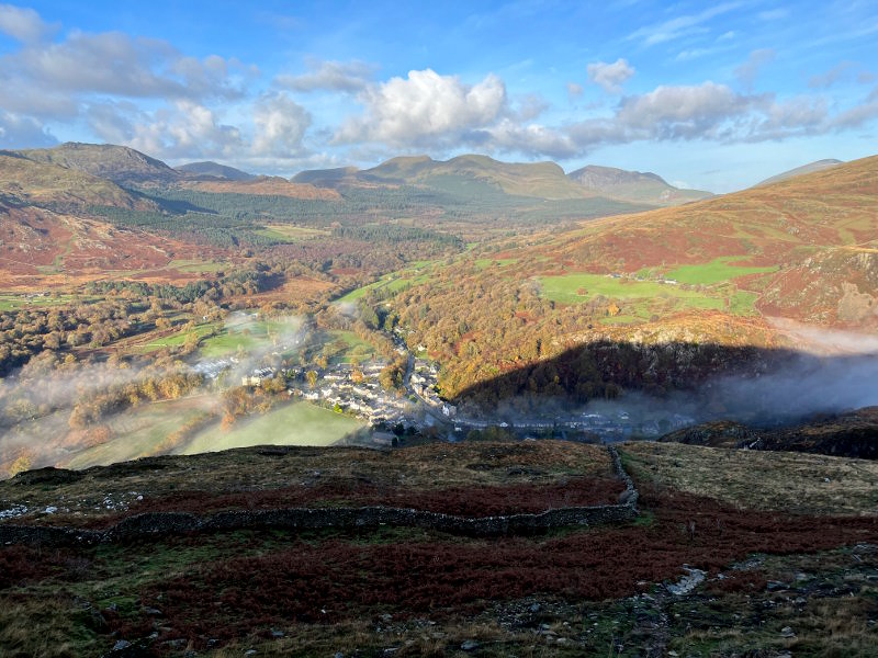 View of Llyn Dinas