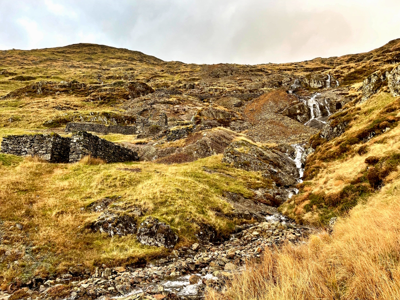 Afon march waterfalls